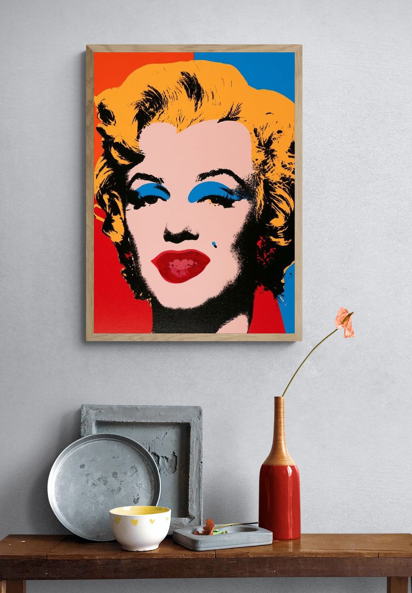 Marilyn Pop Art Poster. — room view 3