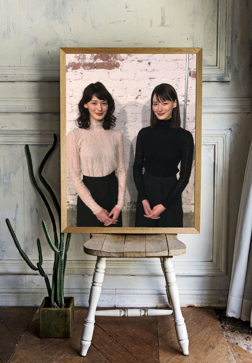 Minimalist Fashion Portrait Poster. — room view 1