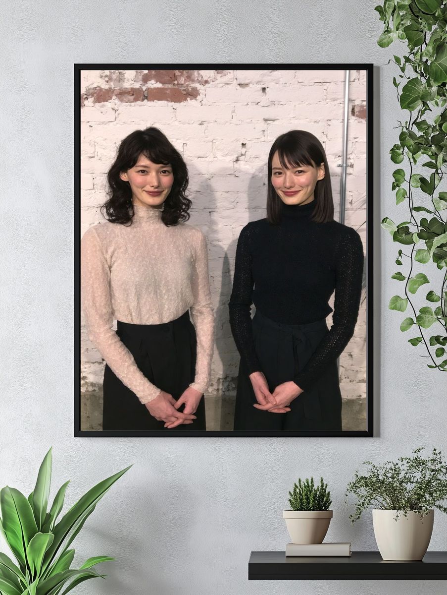 Minimalist Fashion Portrait Poster. — room view 4