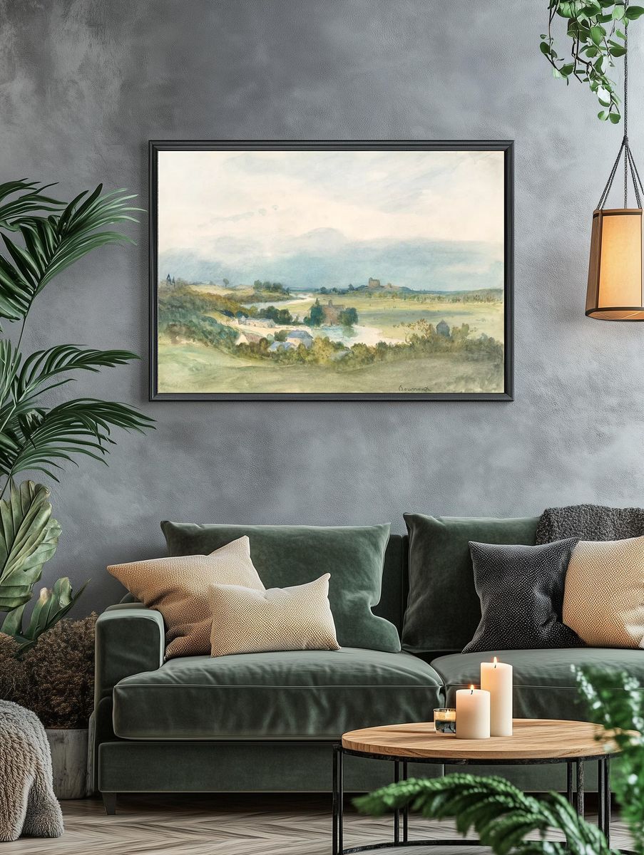 Extensive landscape prospect fortified building. — room view 4