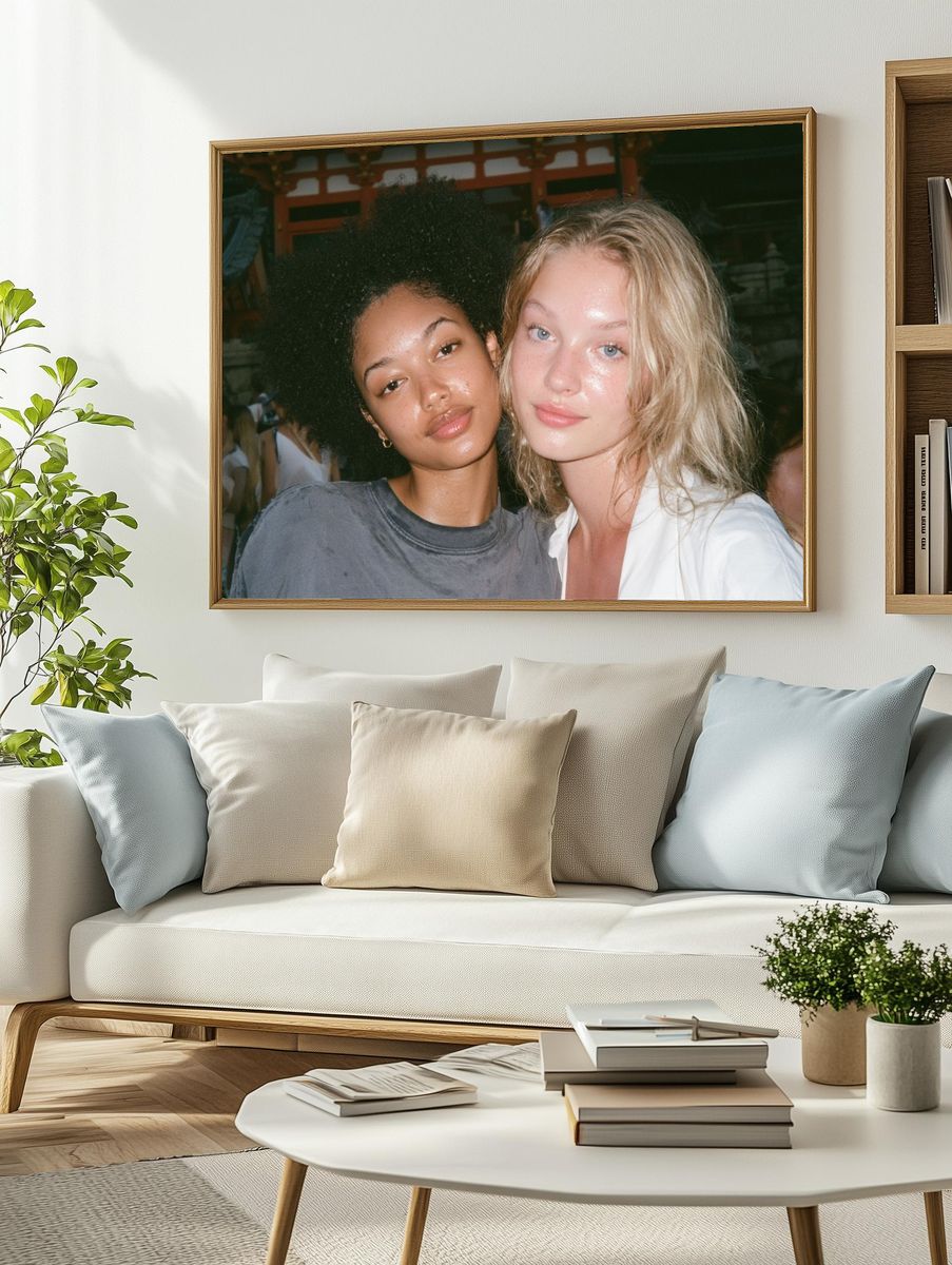 Fashion Portrait Photography Poster. — room view 2