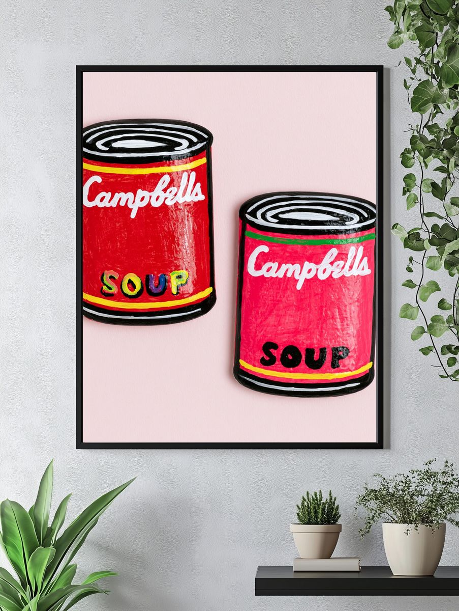 Campbell's Soup Pop Art Print. — room view 4