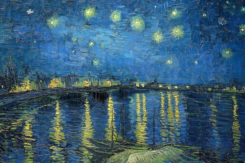 Van Gogh art wallpaper, desktop. poster detail