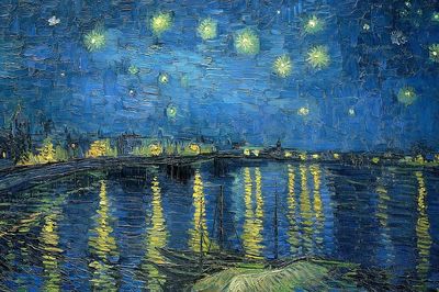 Van Gogh art wallpaper, desktop. poster