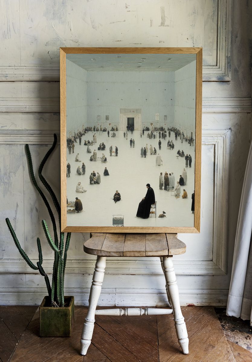 Surreal Gathering — Fine Art Print. — room view 1