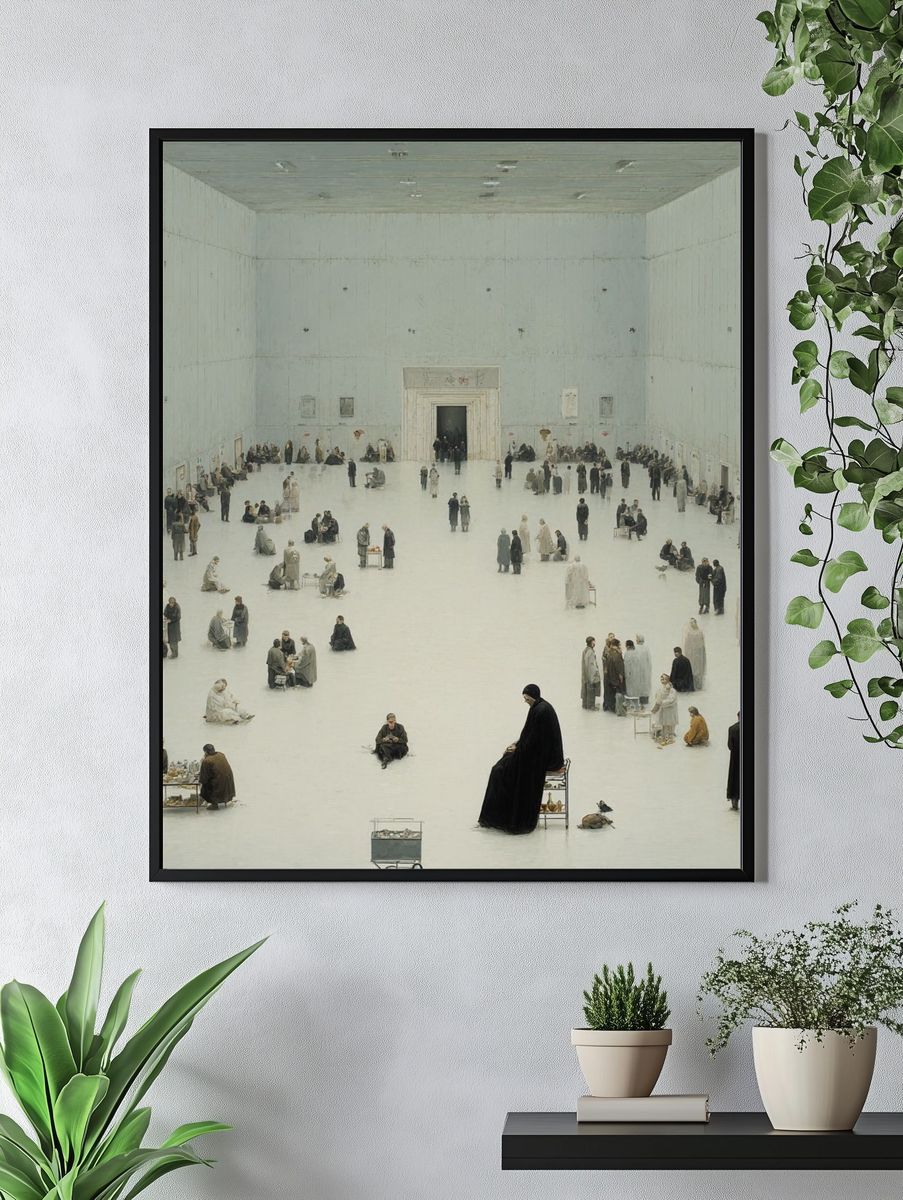 Surreal Gathering — Fine Art Print. — room view 4