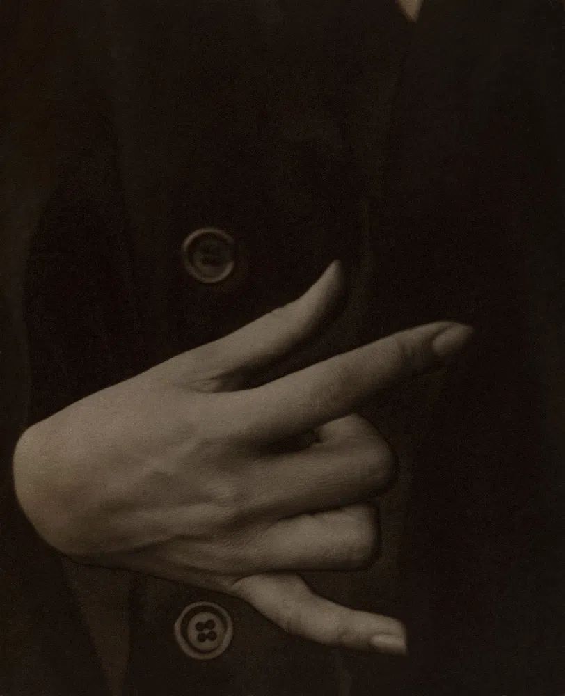 Elegant Hand Gesture — Fine Art Print. poster detail