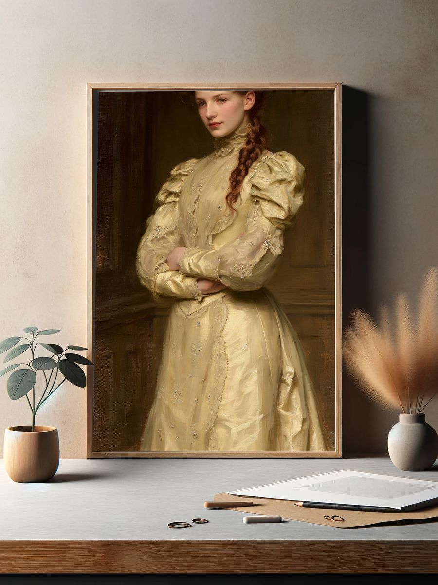 Victorian Portrait Fine-Art Poster. — room view 2
