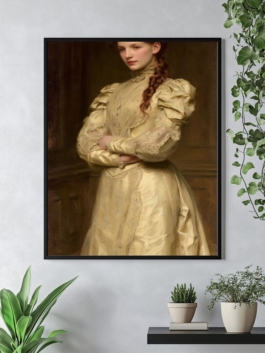 Victorian Portrait Fine-Art Poster. — room view 4