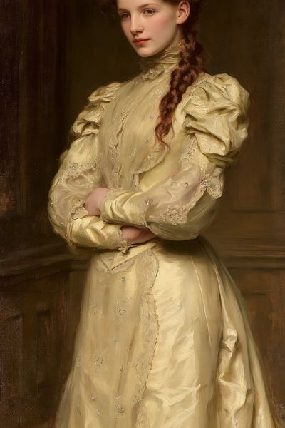 Victorian Portrait Fine-Art Poster.