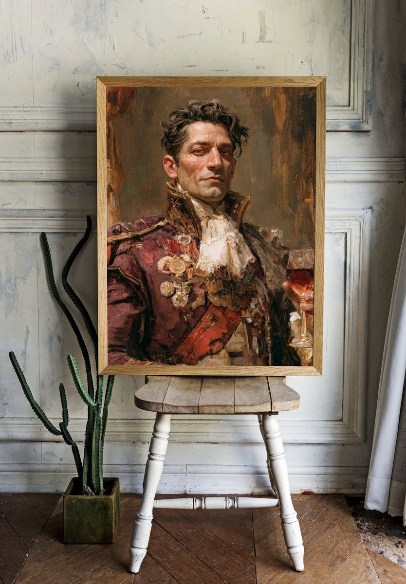 Noble Portrait Fine-Art Poster. — room view 1