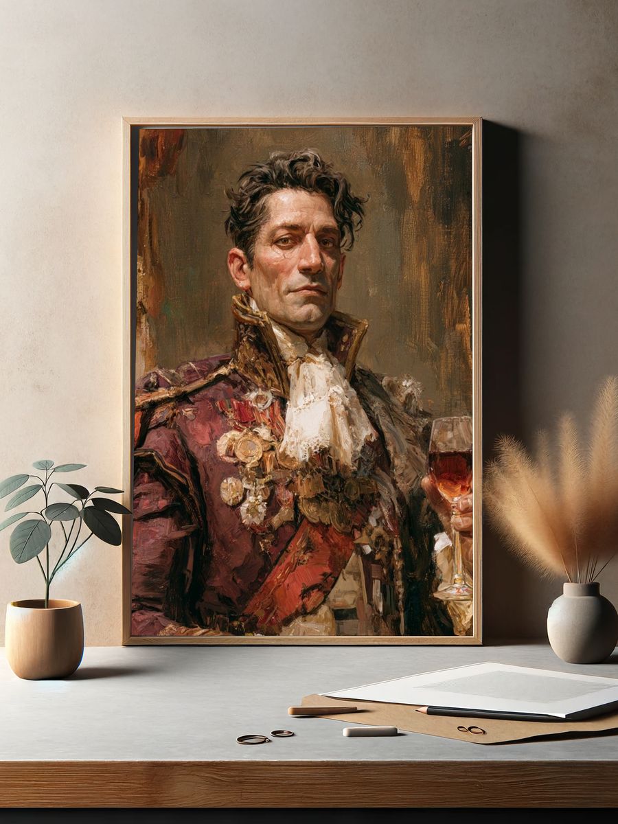Noble Portrait Fine-Art Poster. — room view 2