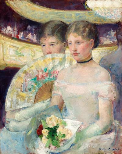 Girls with Flowers — Fine Art Print. poster print
