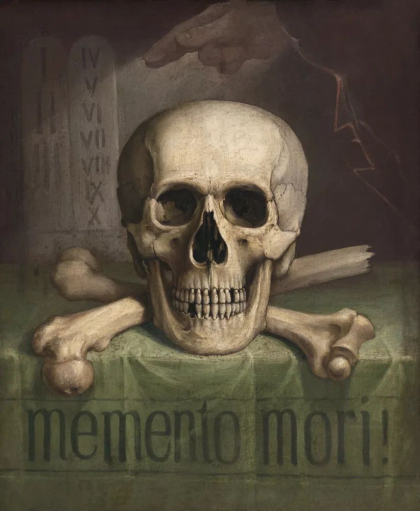 Memento Mori — Fine Art Print. poster — fine-art art