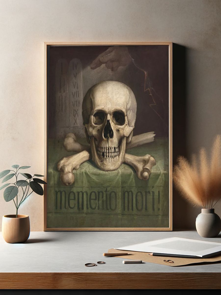 Memento Mori — Fine Art Print. — room view 2