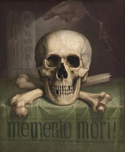 Memento Mori — Fine Art Print. poster