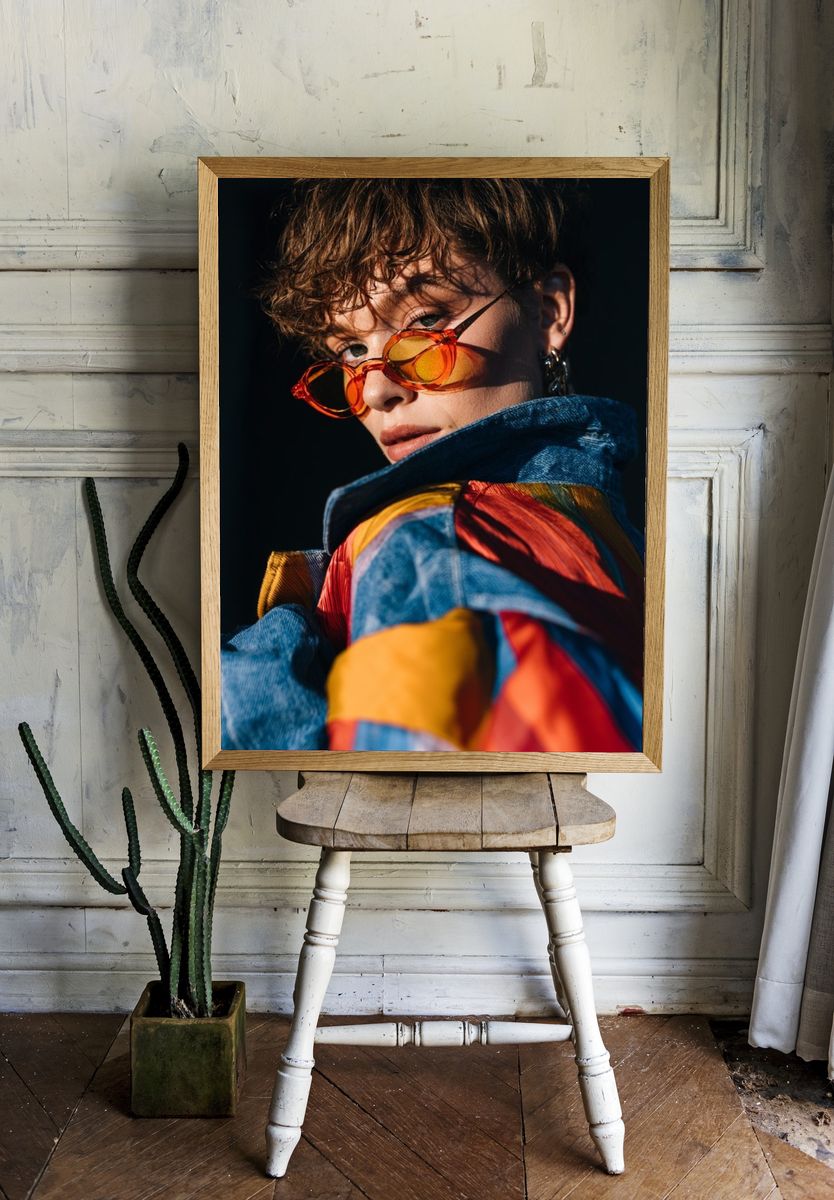 Fashion Portrait Poster. room preview