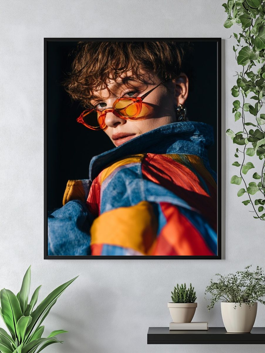 Fashion Portrait Poster. — room view 4