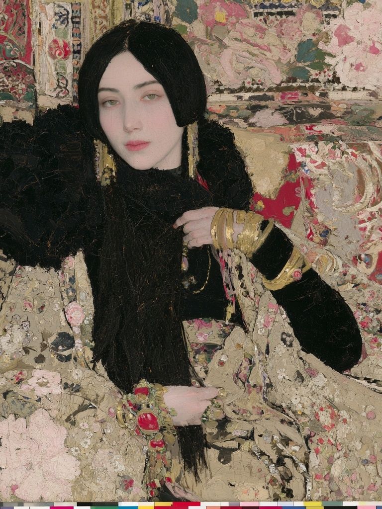 Elegant Portrait Fine-Art Poster. poster detail