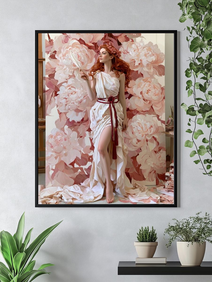 Floral Muse Fine-Art Poster. — room view 4