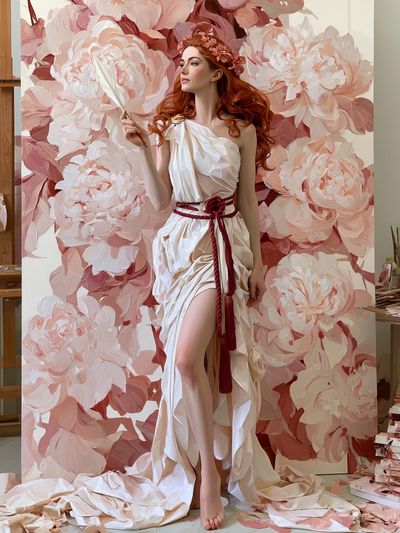 Floral Muse Fine-Art Poster. poster
