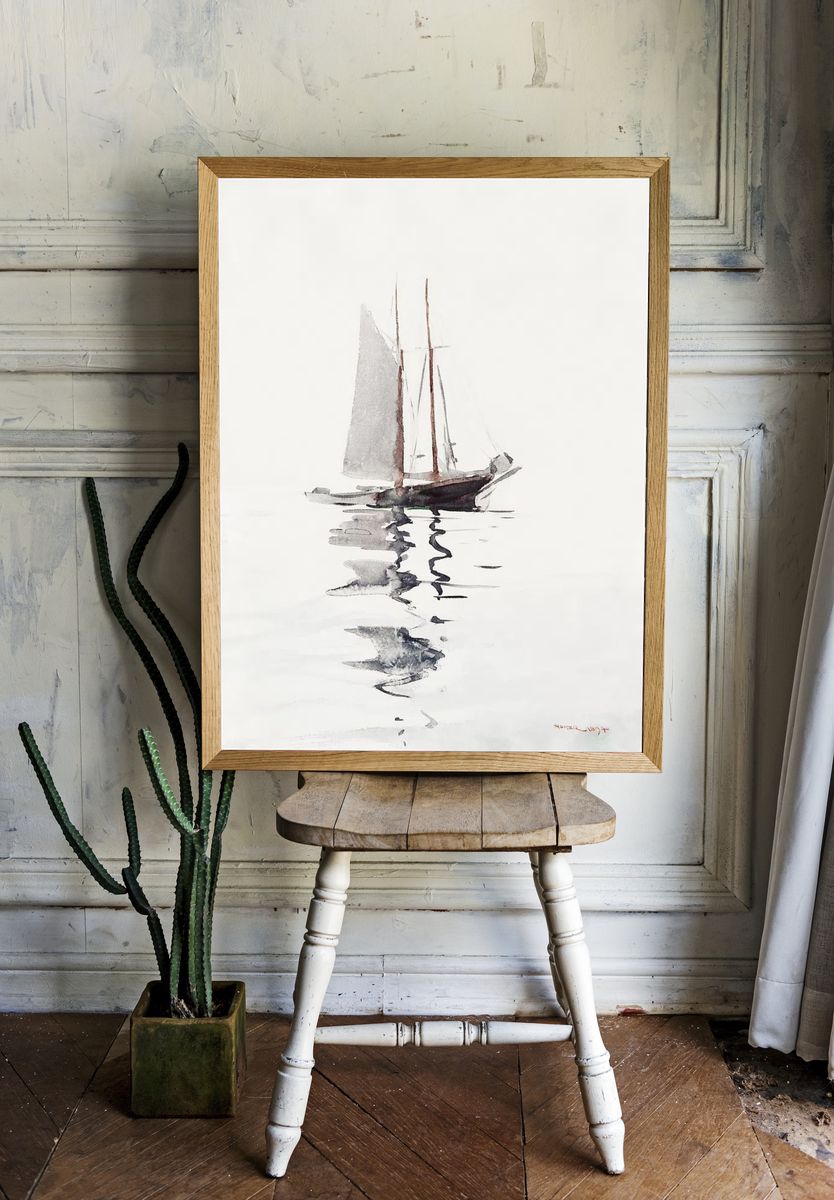 Two–masted Schooner Dory (1894) Winslow. — room view 1