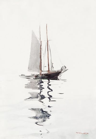 Two–masted Schooner Dory (1894) Winslow. poster print