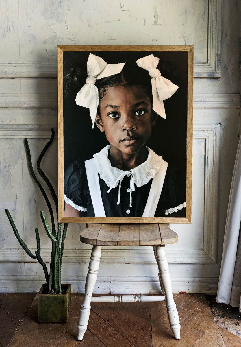 Portrait of a Girl Fine-Art Print. room preview