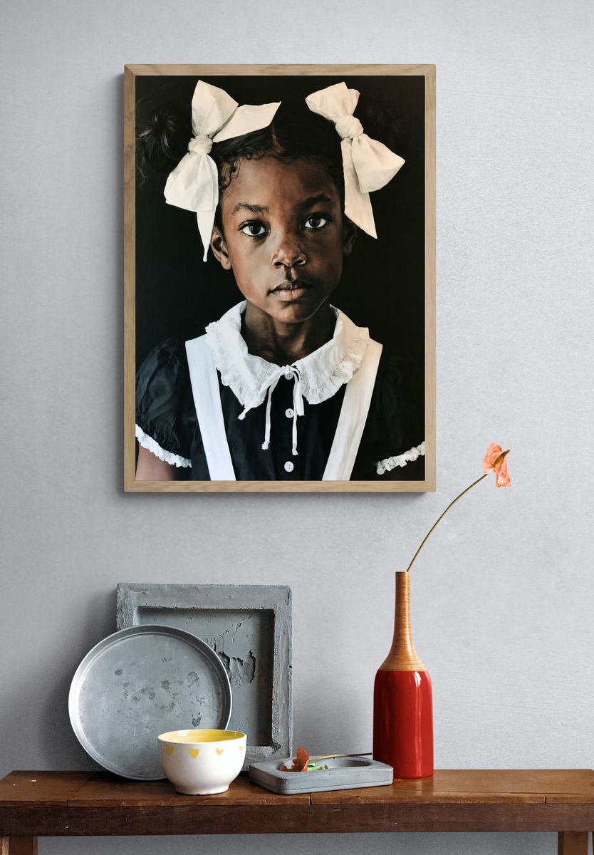 Portrait of a Girl Fine-Art Print. — room view 3