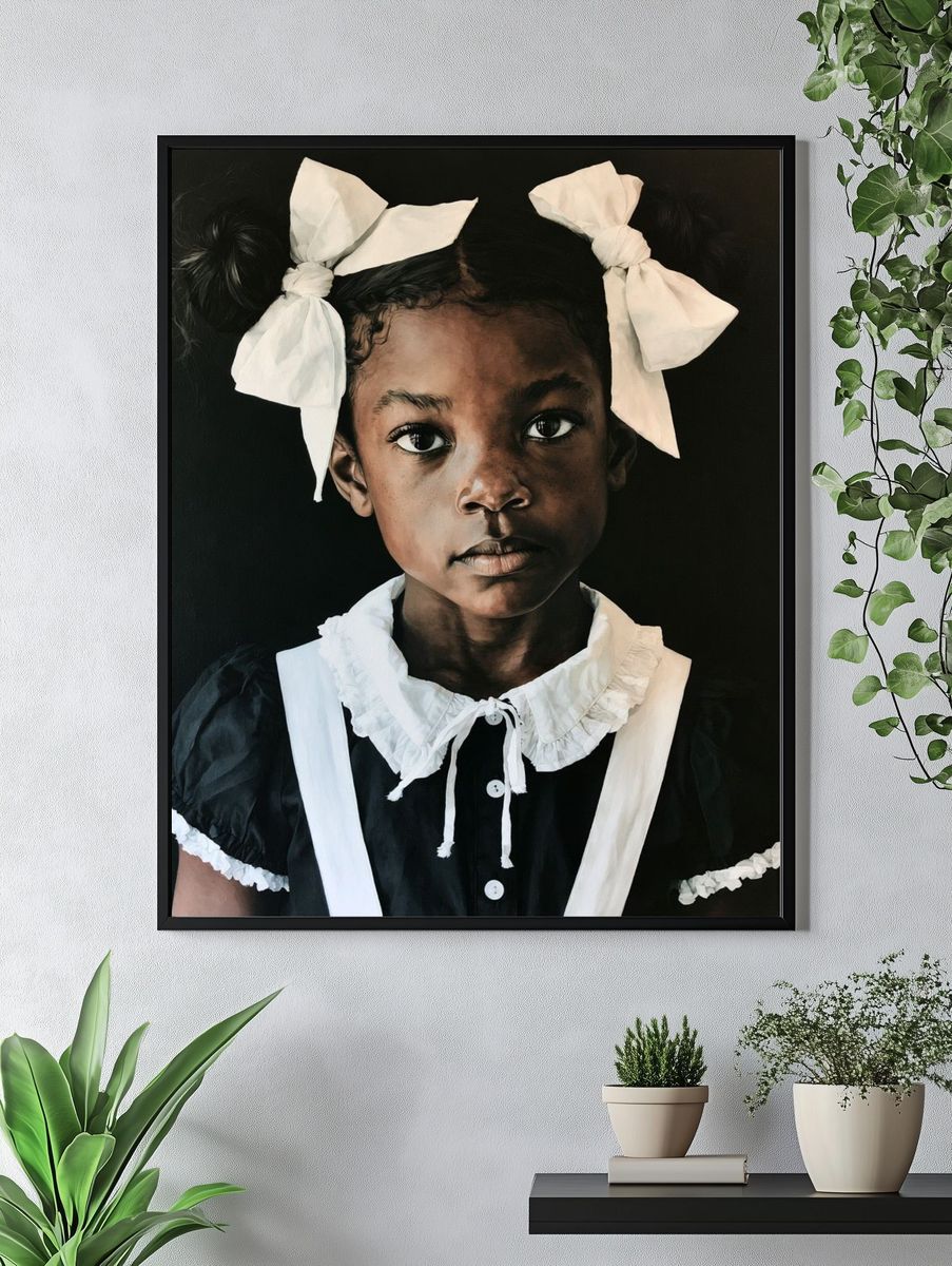 Portrait of a Girl Fine-Art Print. — room view 4