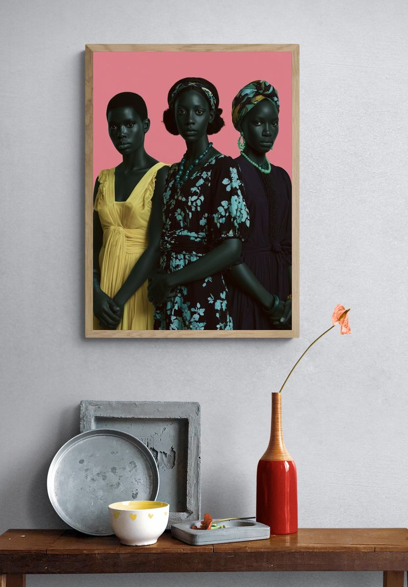 Fashion Portrait Photography Poster. — room view 3