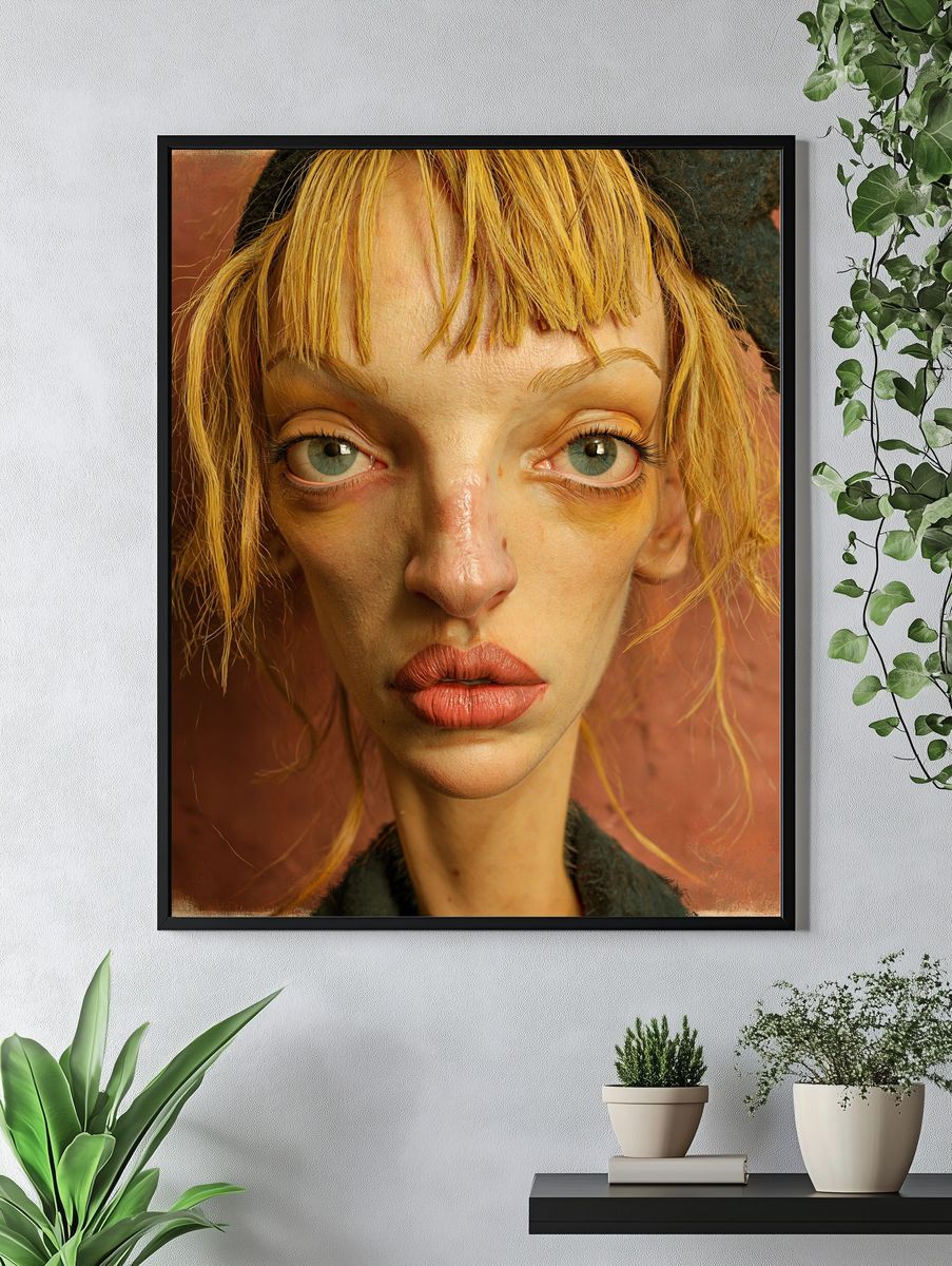 Surreal Portrait Fine-Art Poster. — room view 4