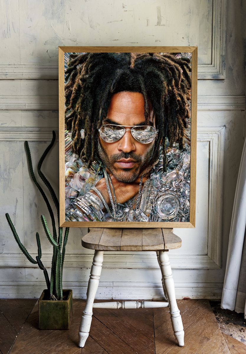 Stylish Portrait Fine-Art Print. room preview