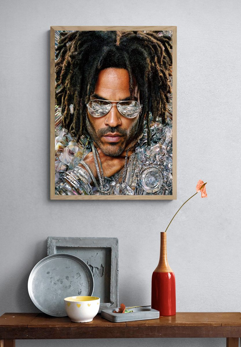 Stylish Portrait Fine-Art Print. — room view 3