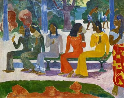 Women in Colorful Dresses — Fine Art Print. poster print
