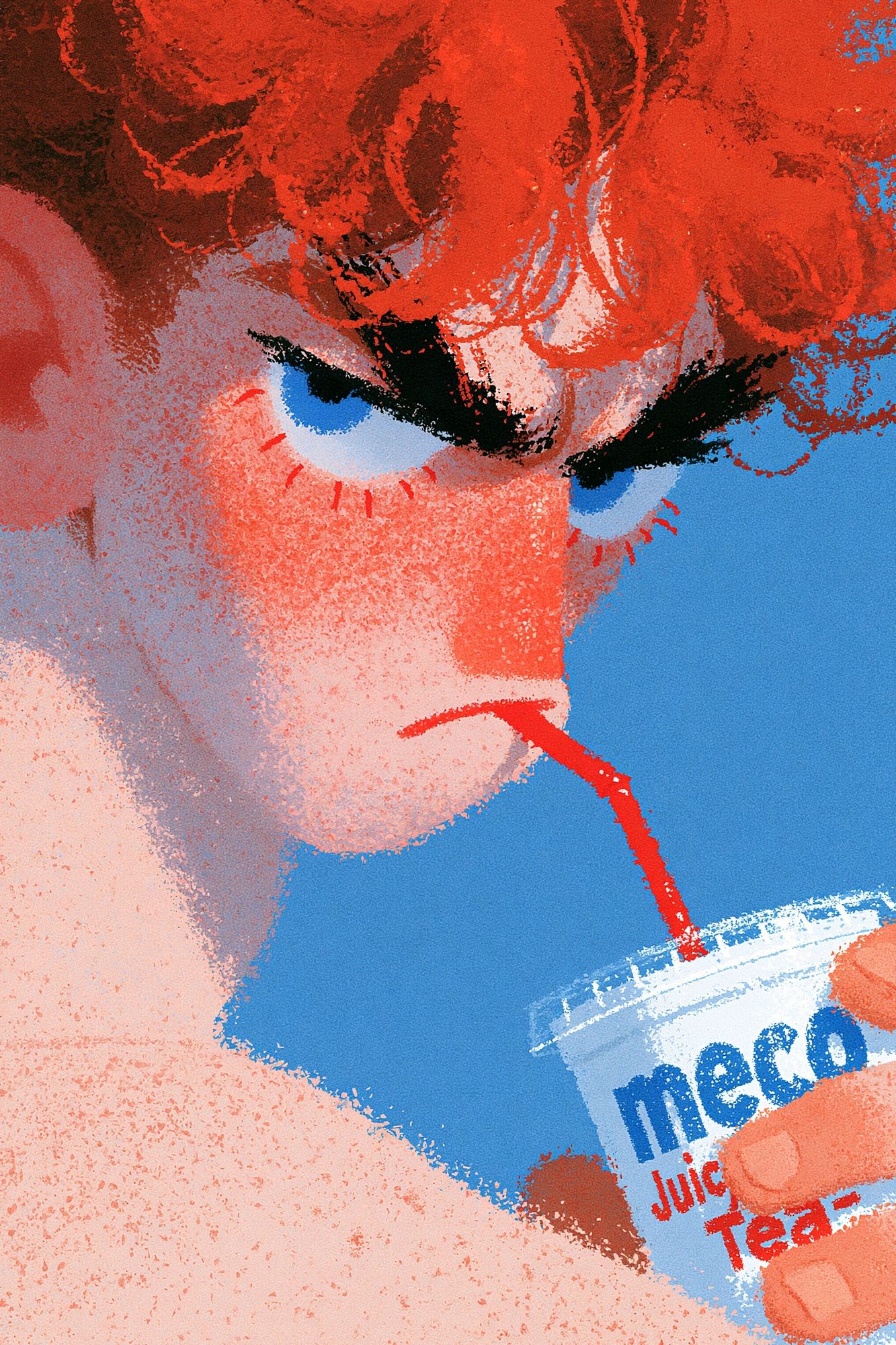 Pop Art Soda Sip Poster. poster — fine-art art