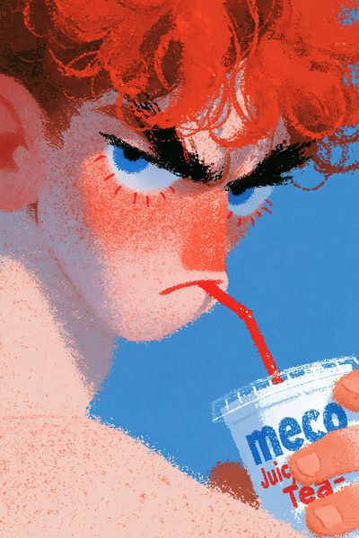 Pop Art Soda Sip Poster.