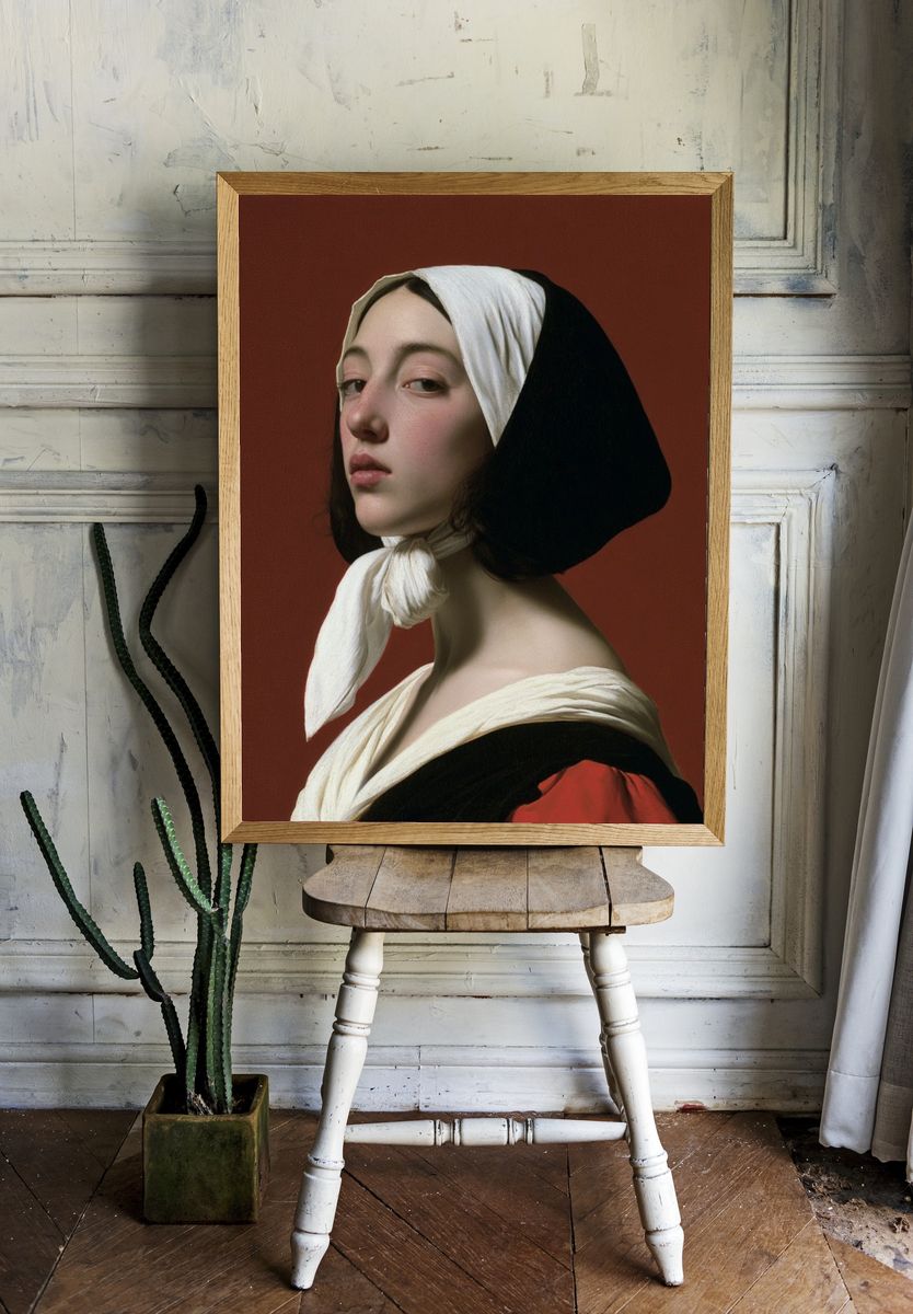 Portrait of a Woman Fine-Art Print. room preview
