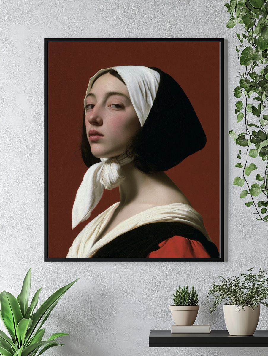 Portrait of a Woman Fine-Art Print. — room view 4