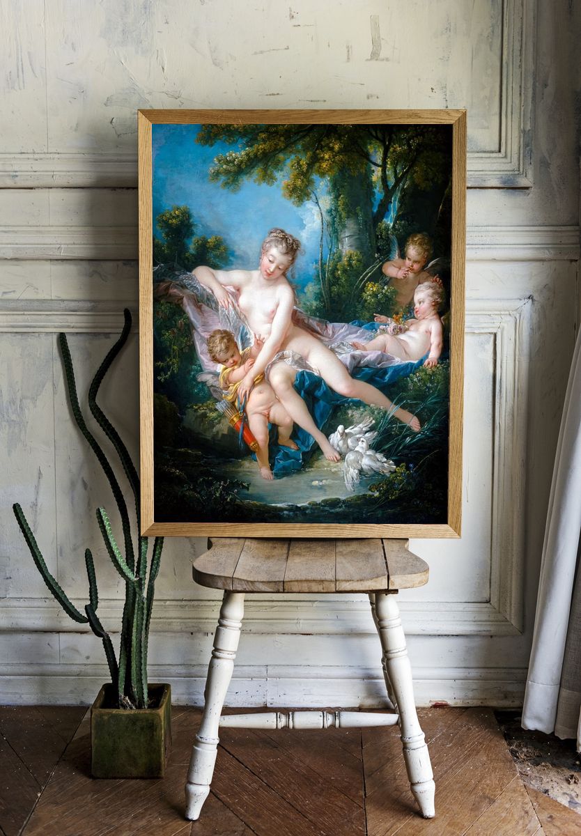 Francois Boucher 's Venus Consoling. room preview
