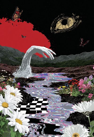 Surreal Hand in Nature — Fine Art Print. poster