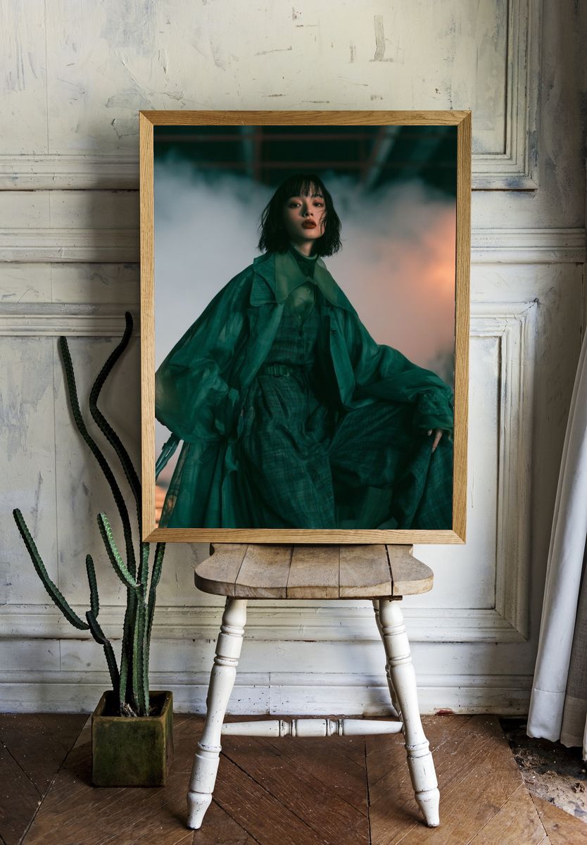 Fashion Portrait Poster. room preview