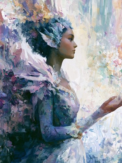 Dreaming Woman Fine-Art Poster.