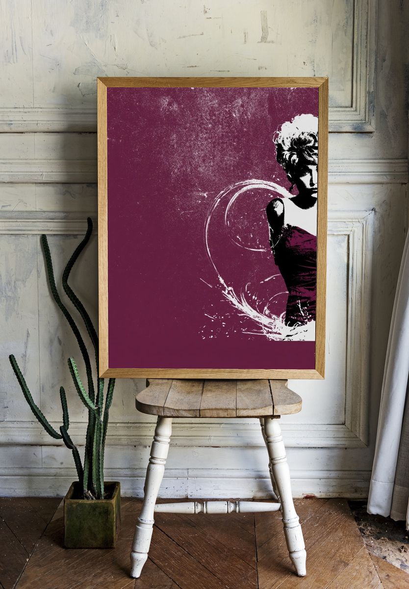 Marilyn Pop-Art Poster. — room view 1