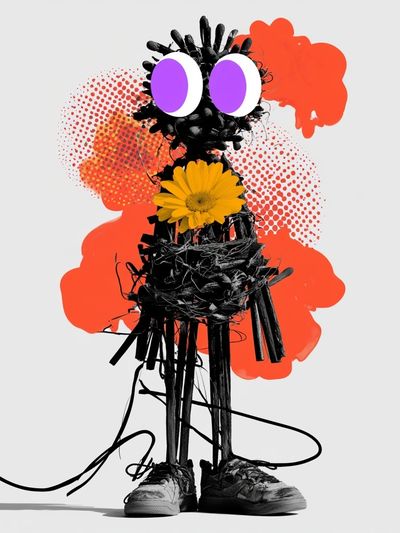 Pop Art Figure Poster.