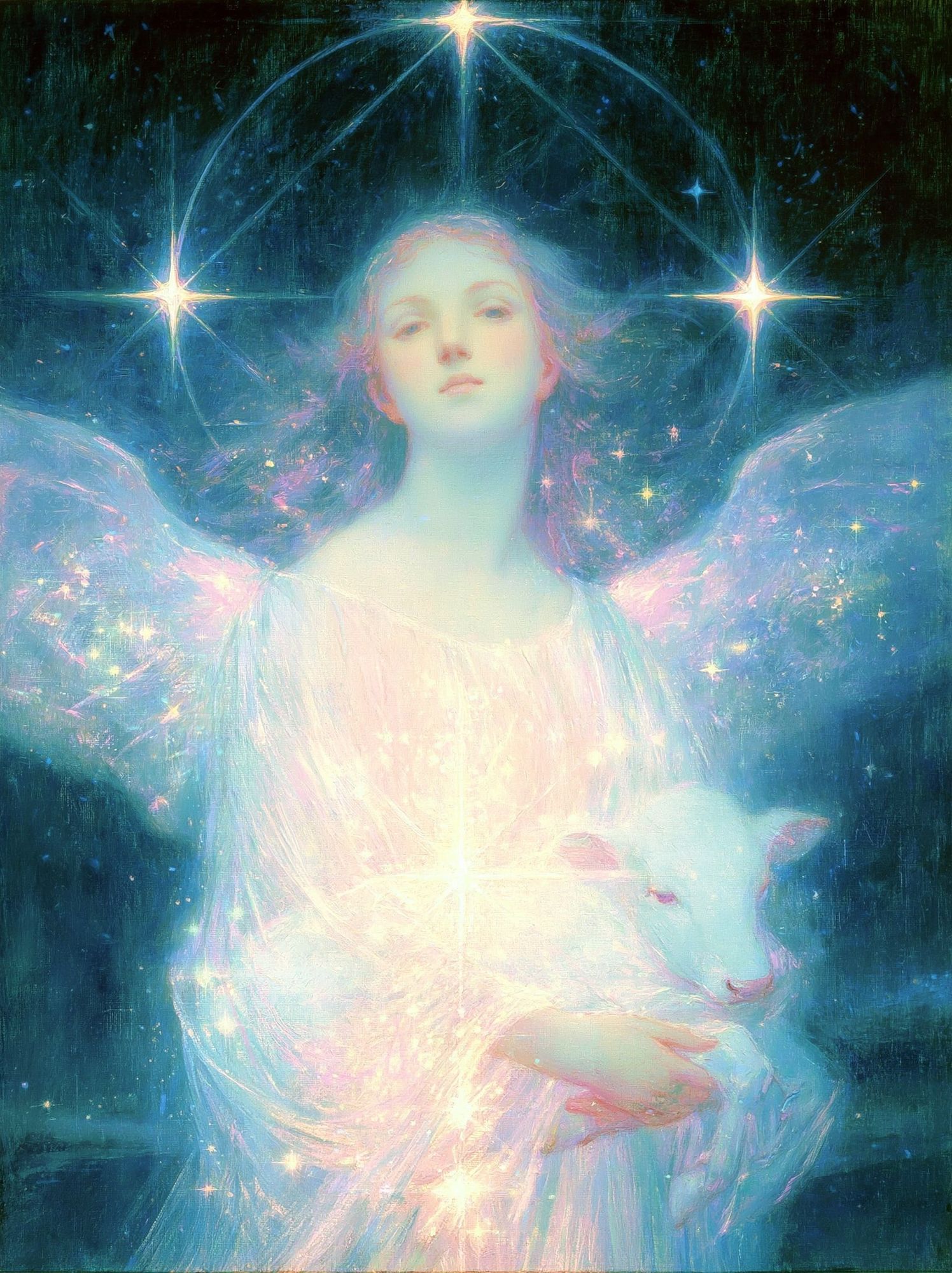 Celestial Angel Fine-Art Poster. poster — fine-art art