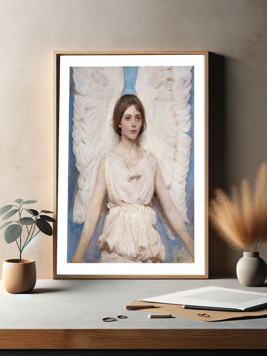 Angel with Wings — Fine Art Print. — room view 2
