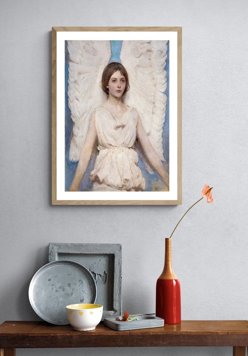 Angel with Wings — Fine Art Print. — room view 3