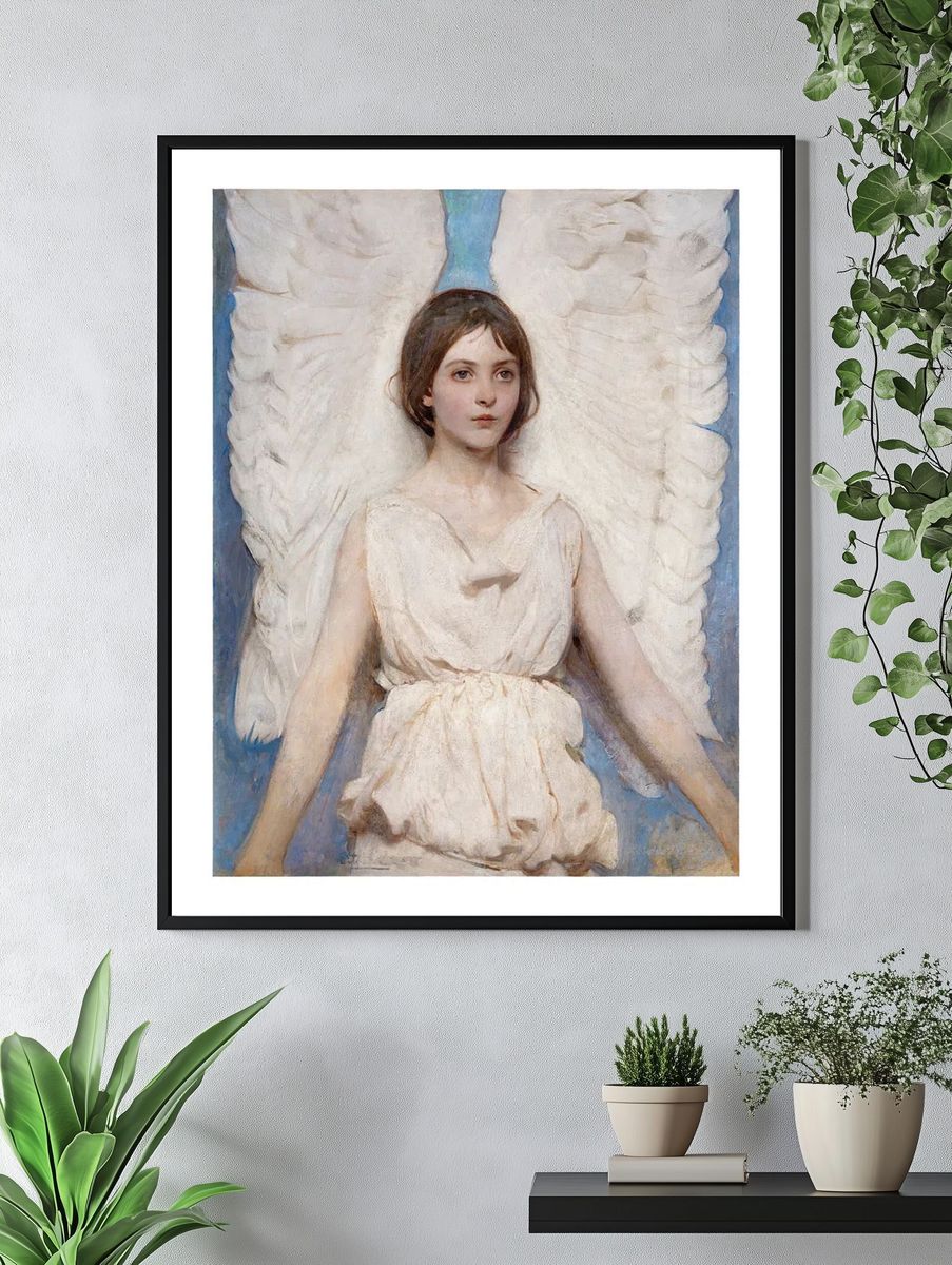 Angel with Wings — Fine Art Print. — room view 4