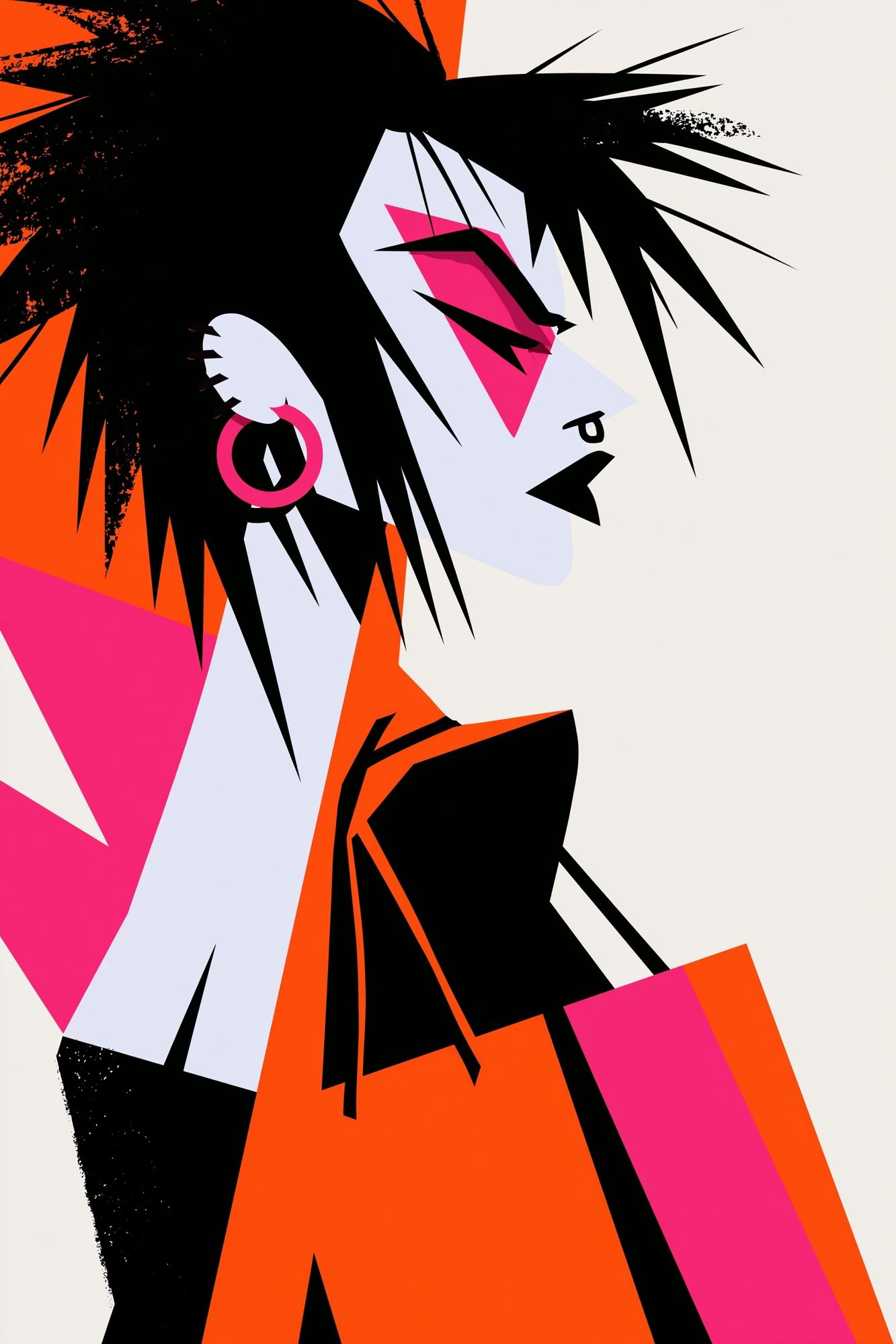 Pop Art Portrait Poster. poster — fine-art art